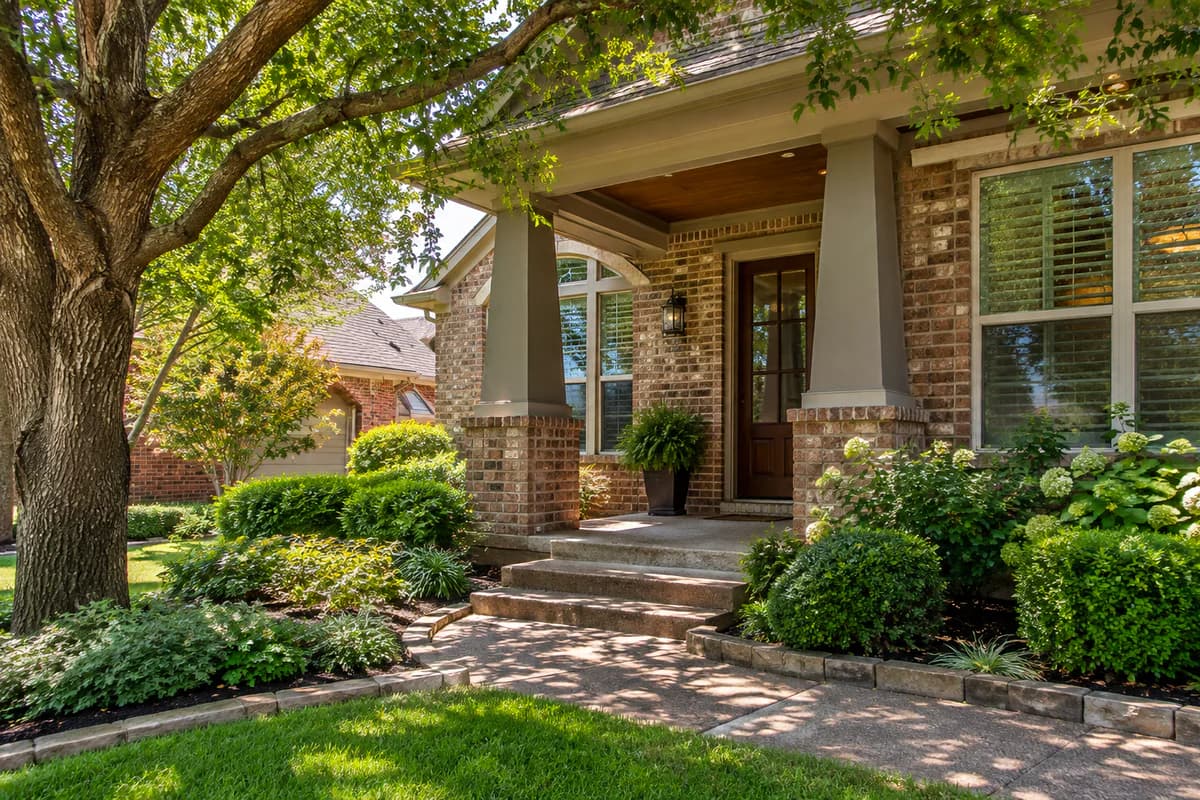Residential home representative of North Texas housing.