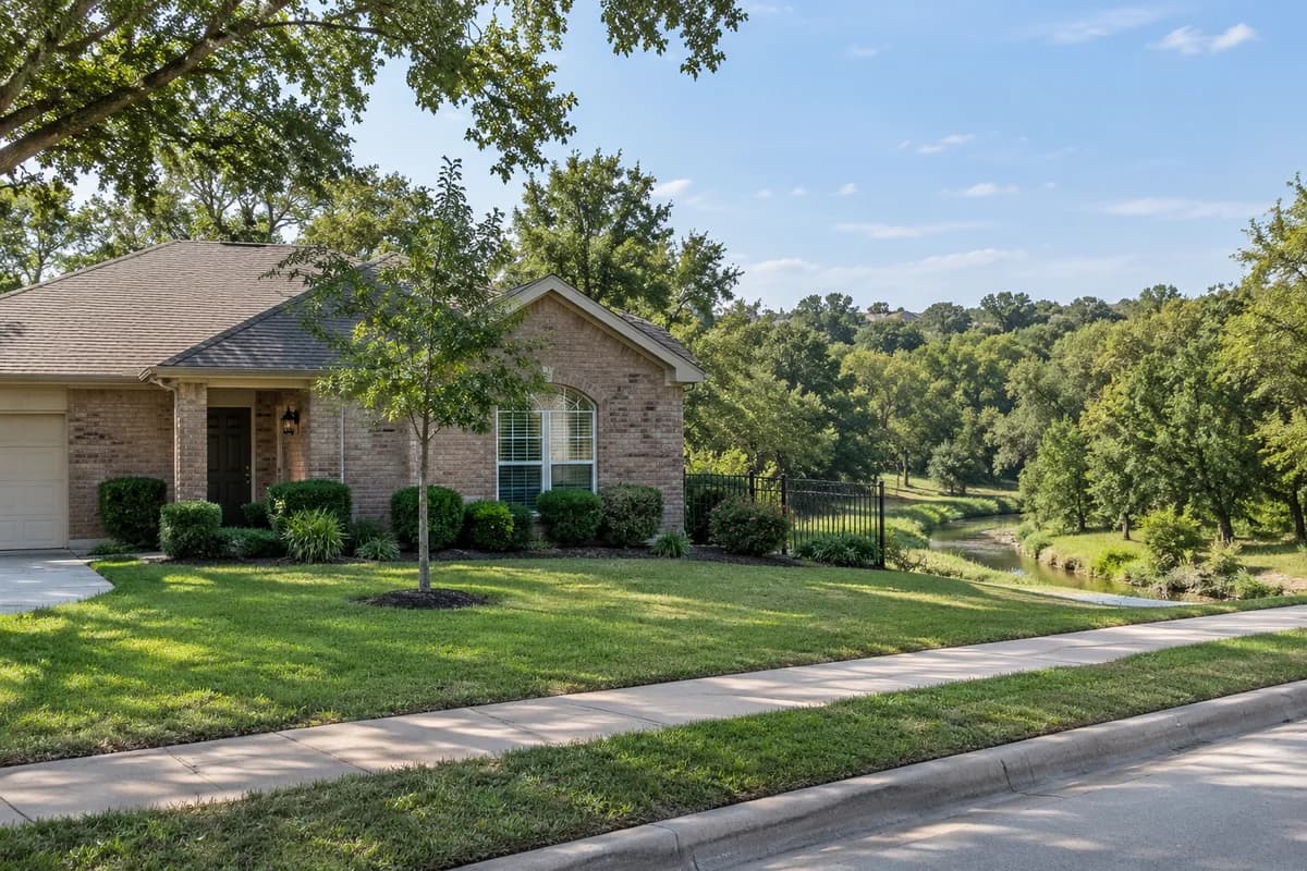 North Texas home near a creek corridor being evaluated for flood risk