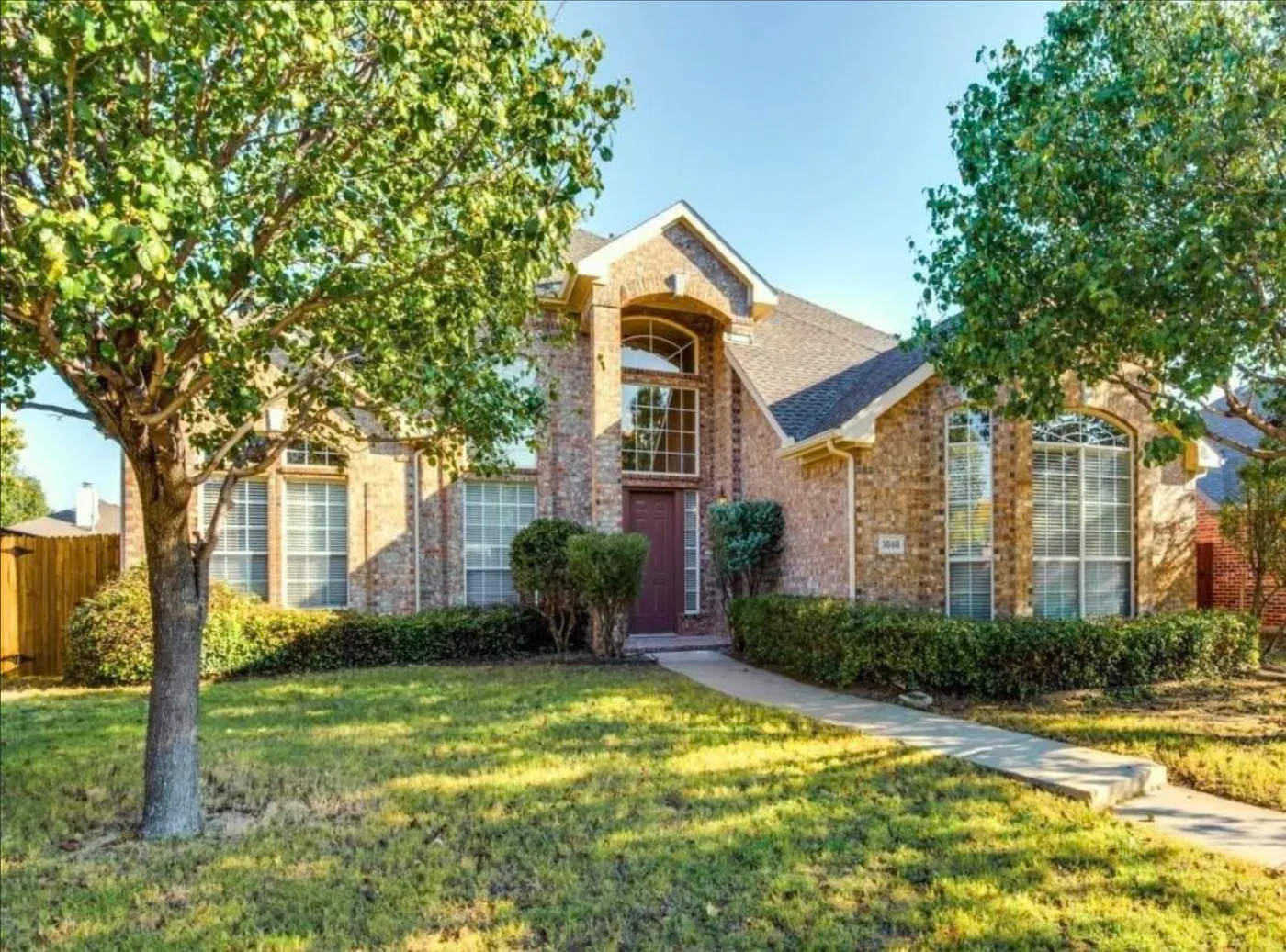 Sold home in Lewisville, Texas