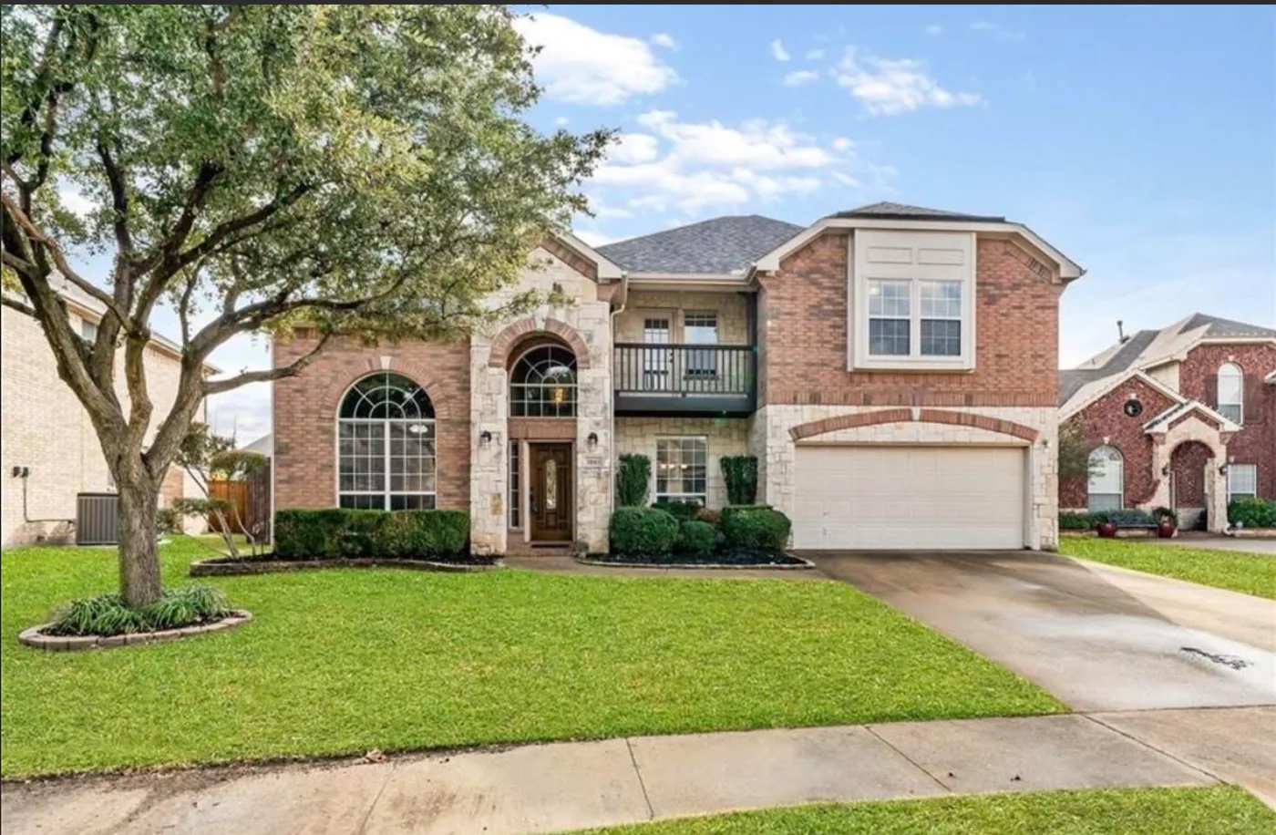 Sold home in Frisco, Texas